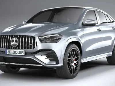 Mercedes-Benz GLE 53 AMG Coupe 2024 3D model