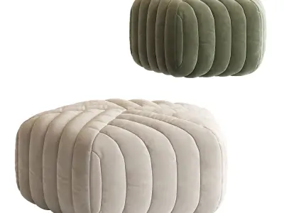 FIVE OTTOMAN 3D model