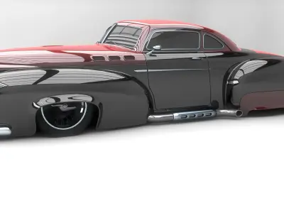 6 Wheeled hotrod Free 3D model