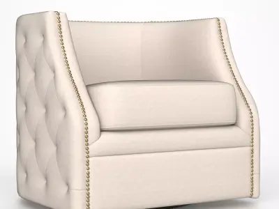 Arm chair Low-poly 3D model purchase