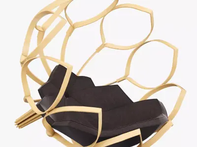 Bourgogne Chair by Mikael Ling 3D model