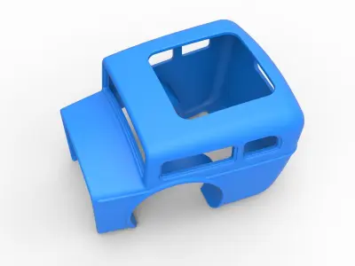 Shell of Front engine old school dragster Scale 1 to 25 3D print model