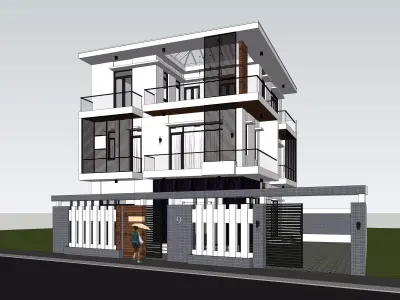 Phu Cuong Villa 3D model