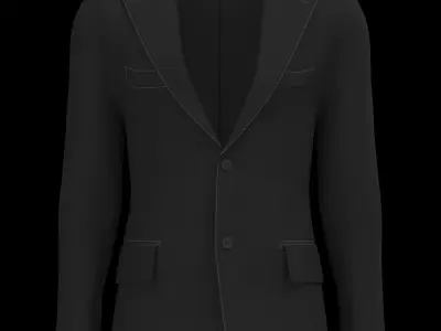 Male blazer jacket Free 3D model