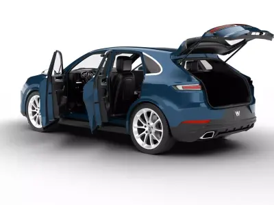 Porsche Cayenne 2025 HQ 3d model 3D model