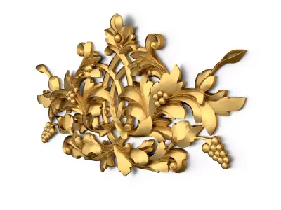 carved classic decorative ornament cnc 3d printing stl 39  3D model