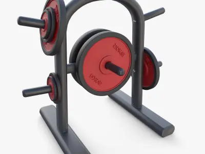 Disk rack v1 3D model