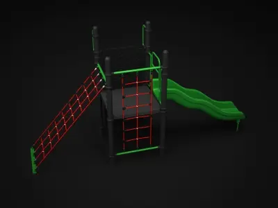 Teenagers Outdoors Toys 3D model