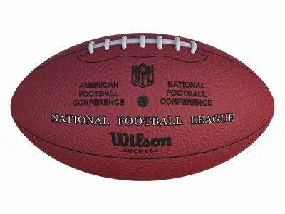 NFL Football Low-poly 3D model