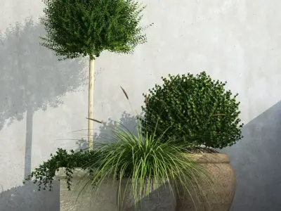 plant 36 Outdoor Planters 3D model