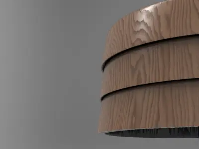 Cylo Table Lamp Low-poly 3D model