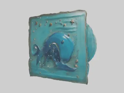 Oceaninspired Wall Decor 3D model