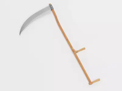 Scythe Realistic V4 Low-poly 3D model
