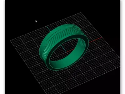 free gold ring  Free 3D print model purchase