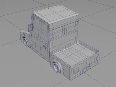 Cartoon Car Free 3D model by zarylbekkanatbek