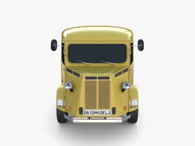 Generic 40s Van Pick Up v3 3D model