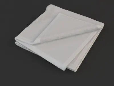Folded Towels 3D model