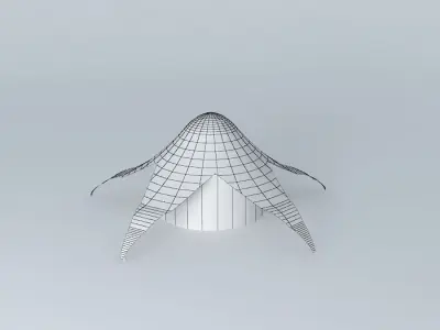 Star tent Free 3D model