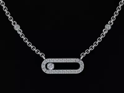 Messika Move Pendant 3D print model buy