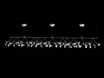 Endless LED suspension lamp 3D model