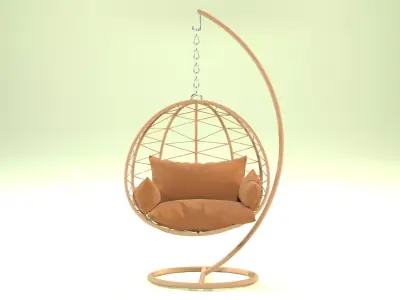 Hanging Chair Free low-poly 3D model