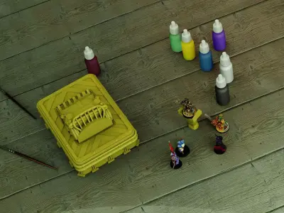 Car Painting Kit 3D print model