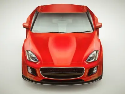 Generic Supercar v1 multicolors Low-poly 3D model