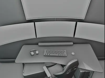 gaming room  3D model