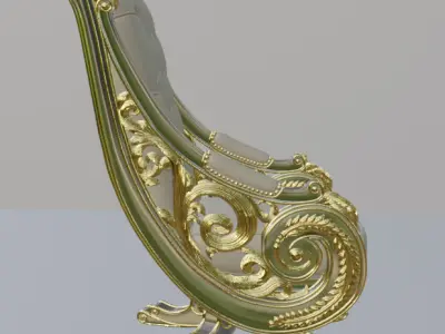 Luxury sofa furtinure Design  3D model