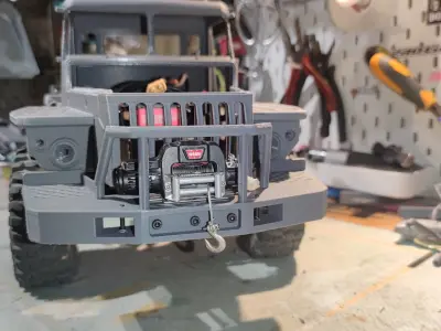 Crawler 4320 Winch Bumper 3D print model