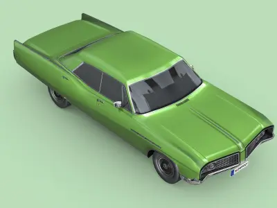 Buick Electra 225 1968 Low-poly 3D model