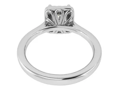 Square Halo Ring 4209 3D print model