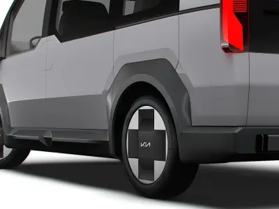 Kia PV5 RoboTaxi 2025 3D model