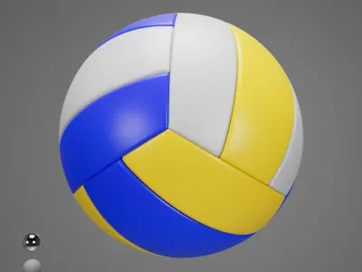 Volleyball ball 3D model