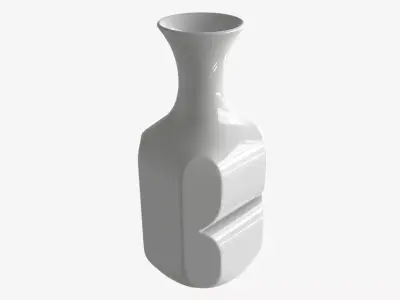 Decor Vase 012 Low-poly 3D model