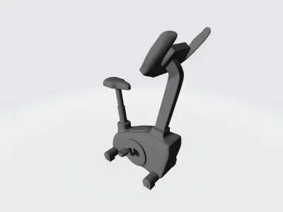 Exercise bike 3D print model