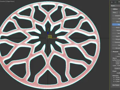 Gothic Shape Design 3D Printing Model 3D print model