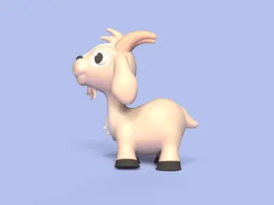 Happy Goat 3D print model