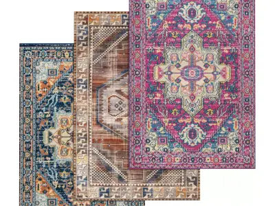 Rug Set 1522 3D model