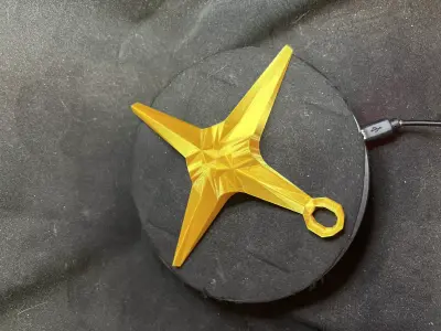 Star Shaped Christmas Ornament 3D print model