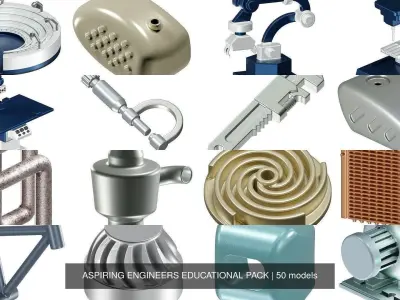 ASPIRING ENGINEERS EDUCATIONAL PACK 3D Model Collection
