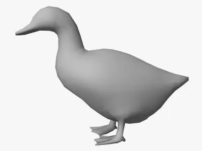 Low Poly Duck Low-poly 3D model