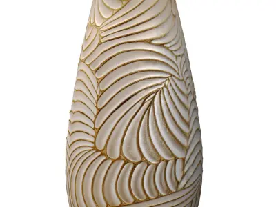 Rustic European Country Provence Nightstand bedside Table Lamp 3D model