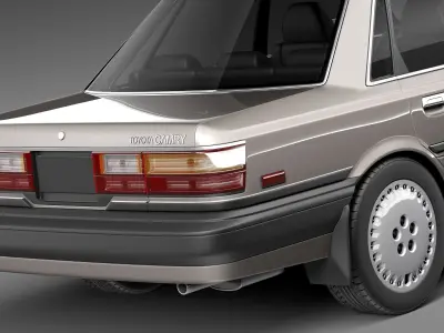 Toyota Camry 1987-1991 3D model