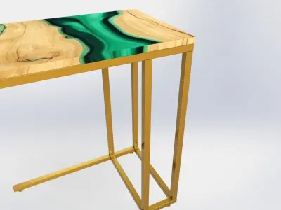 Table for a laptop 3D model