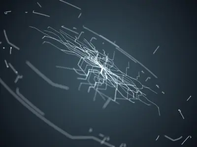 Infographic Structure Animated 3D Sequence 3D model