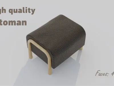 Furniture pack Low-poly 3D model