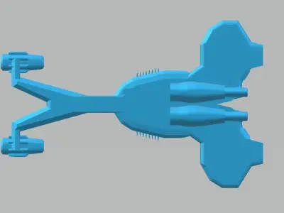 CS4-082023 - Concept Speeder 3D print model