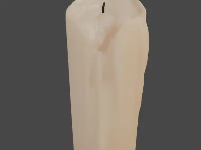 Candles two 3D model