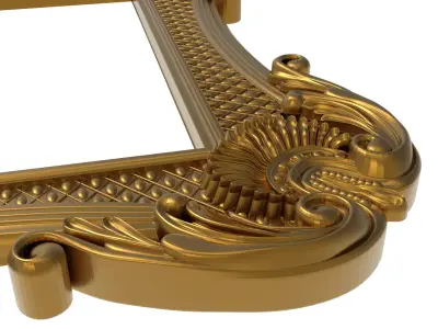 Carved Picture Frame  3D model
